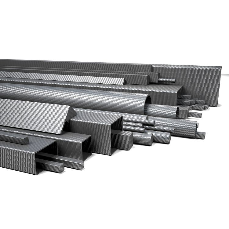 قضيب مستطيل من ألياف الكربون